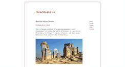 Desktop Screenshot of heracliteanfire.net